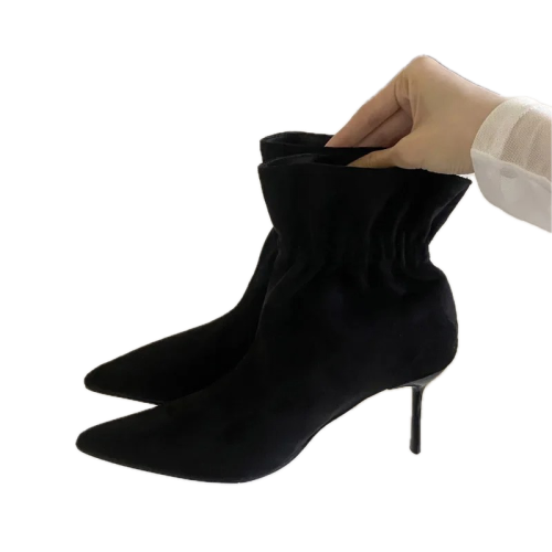 Stylowe czarne botki damskie – elegancja i komfort na co dzień.