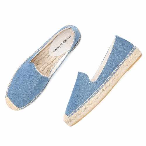 espadryle na jutowej podeszwie