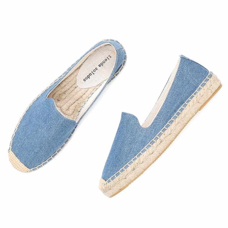 espadryle na jutowej podeszwie