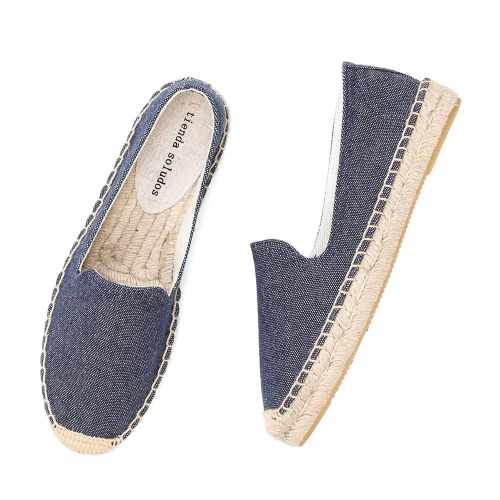 espadryle na plecionej podeszwie