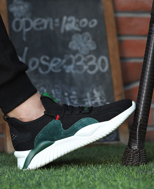Męskie buty roboczo ochronne z blachą rozmiar 36-48 w sportowym stylu z podeszwą odporną na przebicia