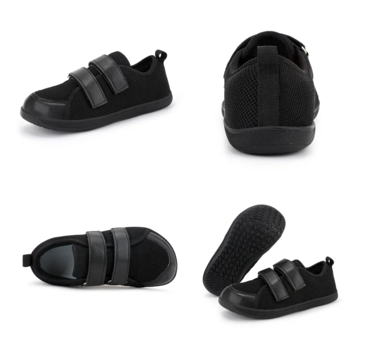 Buty Barefoot dla Dzieci na boso szerokie 6 kolorów rozmiar 25-38 szerokie czarne