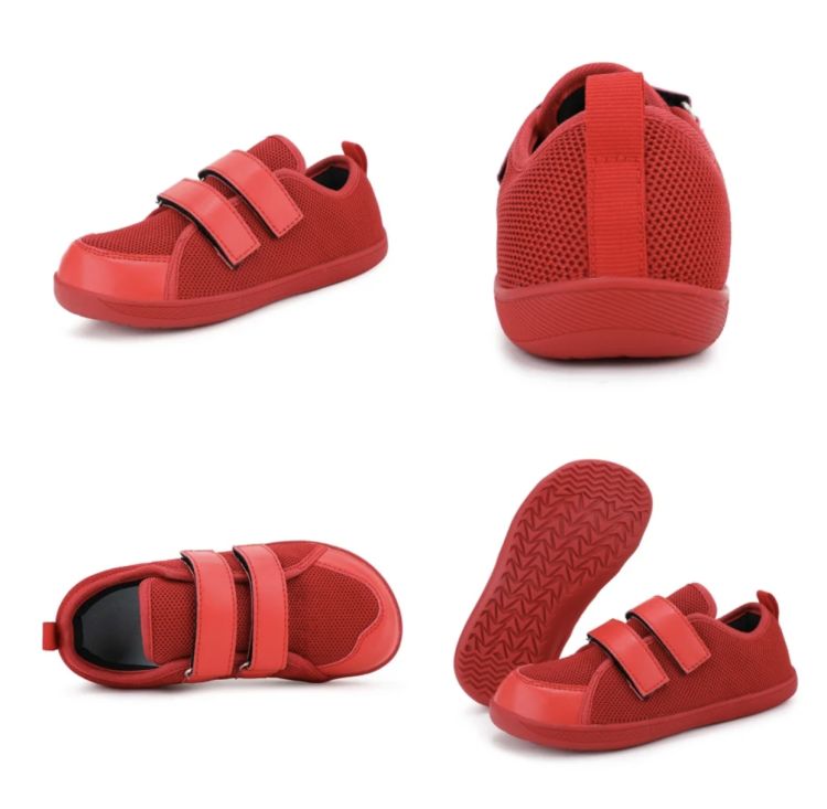 Buty Barefoot dla Dzieci na boso szerokie 6 kolorów rozmiar 25-38 szerokie czerwone
