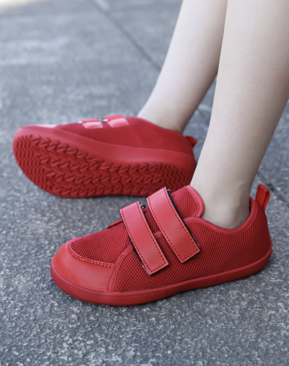 Buty Barefoot dla Dzieci na boso szerokie 6 kolorów rozmiar 25-38 szerokie czerwone