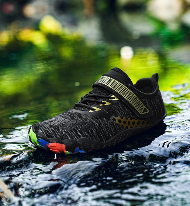 Dziecięce buty Aqua-Trekker do wody na plaże rozmiar 24-38 siatkowane przewiewne sznurowane na rzep