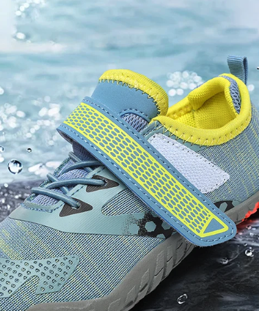 Dziecięce buty Aqua-Trekker do wody na plaże rozmiar 24-38 siatkowane przewiewne sznurowane na rzep