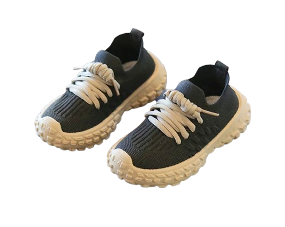 Modne sneakersy dziecięce Magic step rozmiar 21-32 sznurowane czarne