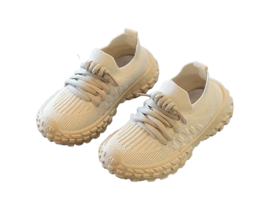 Modne sneakersy dziecięce Magic step rozmiar 21-32 sznurowane beżowe
