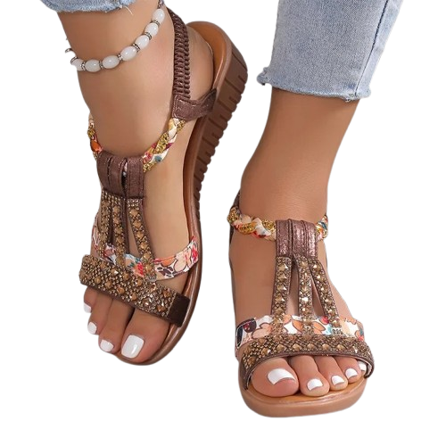 Damskie Sandały w Stylu Boho wsuwane rozmiar 34-43