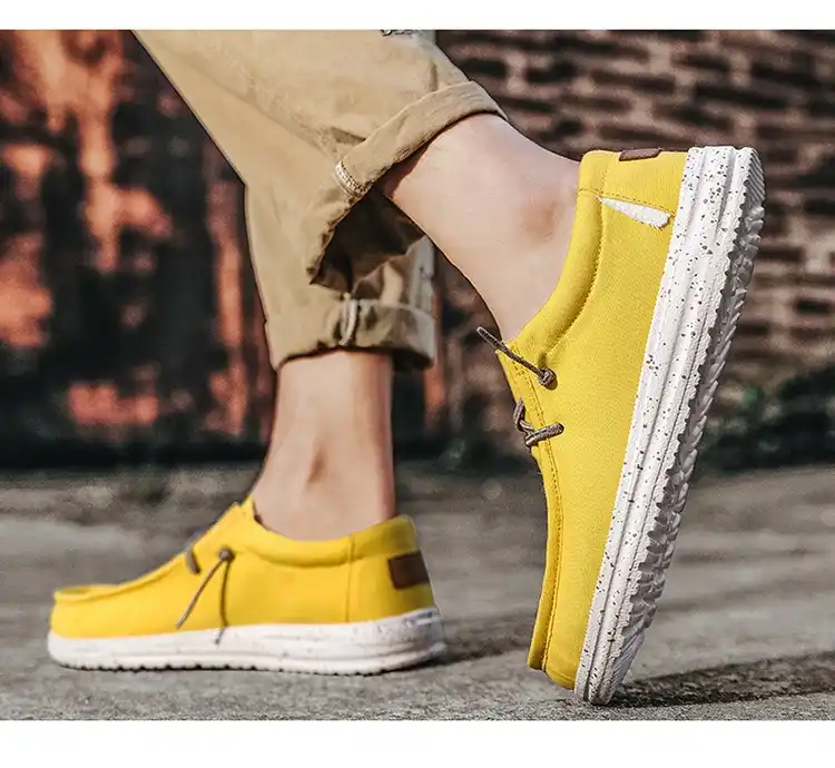 Męskie mokasyny Newport casualowe  rozmiar 40-48 żółte
