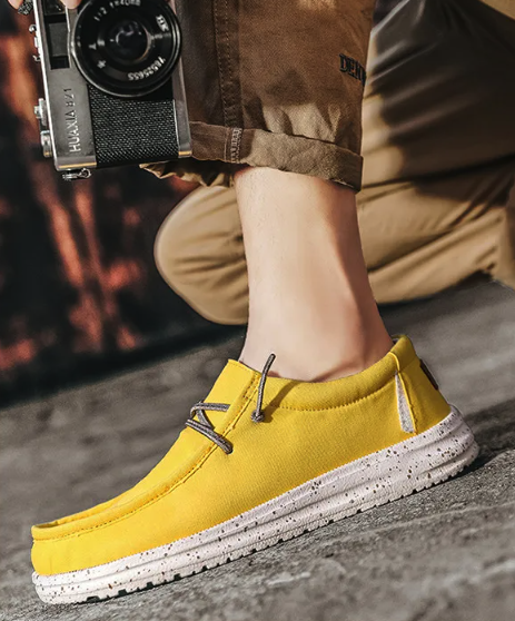 Męskie mokasyny Newport casualowe  rozmiar 40-48 żółte